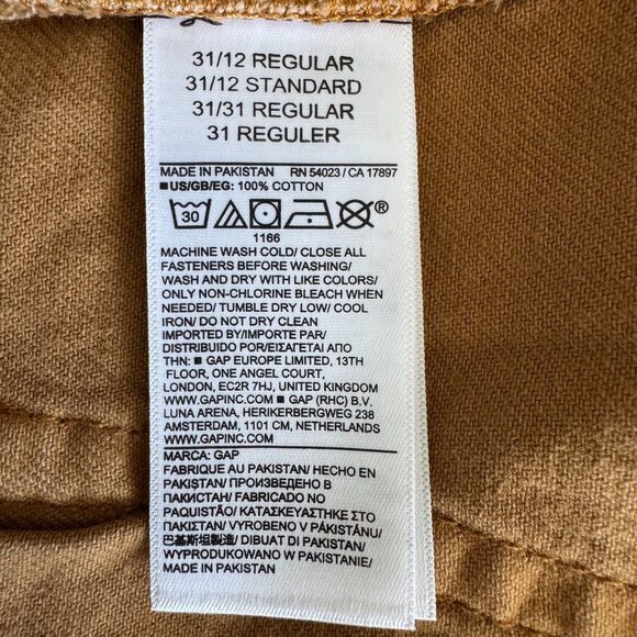Gap Barrel High Rise Slouchy Relaxed Jeans in Riverbed Brown Size 31/12 R - Picture 11 of 14